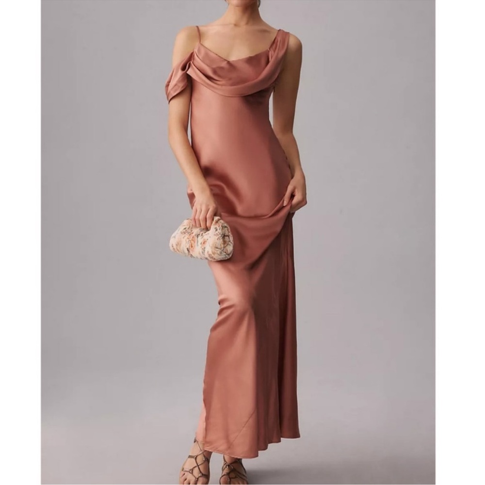 Reformation Ronda Silk Dress
